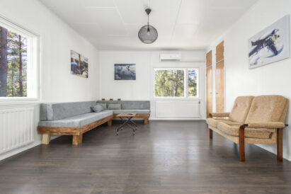 The lounge area extending from the Räyskälä Rooftop main hall.
