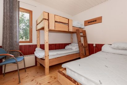 The bedroom of Aulanko Lakeside's Small Villa.
